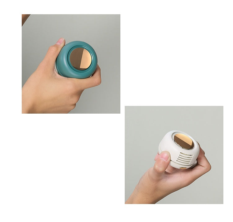 Mini Clip Fan Hanging Waist Neck Fan Air Cooling Gadgets DealSniper.net Green White 1PCS