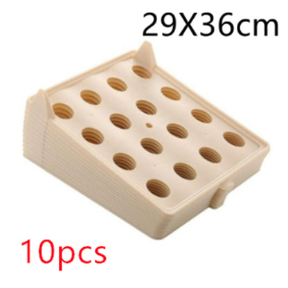 Multifunctional Durable Plastic Laundry Storage Fold Board House DealSniper.net Apricot 29x36cm 10pcs