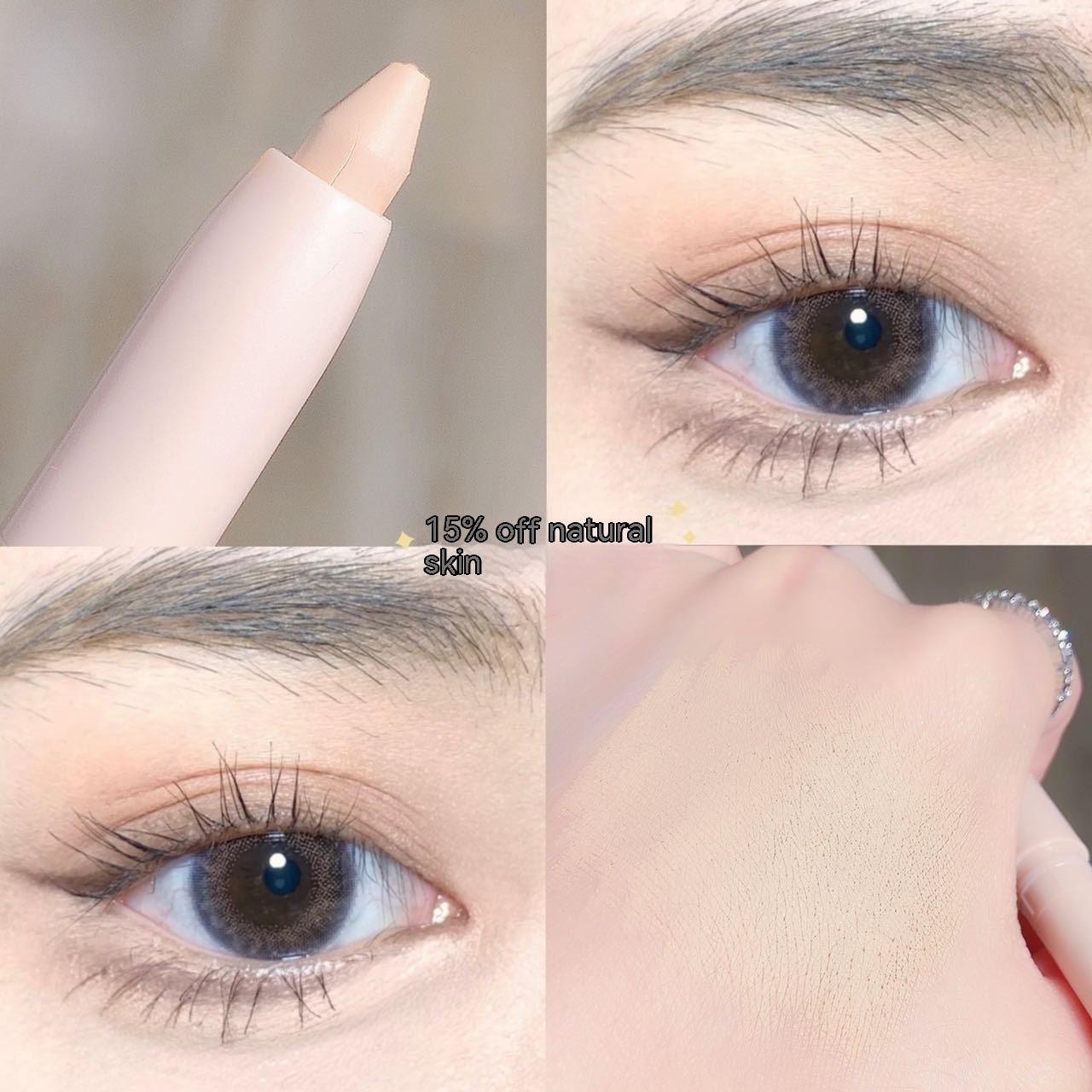 Crouching Silkworm Eyeliner Pen Makeup Brightening Beauty DealSniper.net 15 Color Natural Skin Color