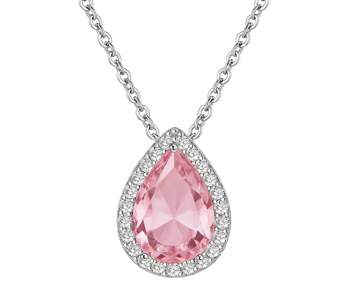 Lucky Water Drop Necklace For Women,Trendy Fashion Jewelry Gym From House 006