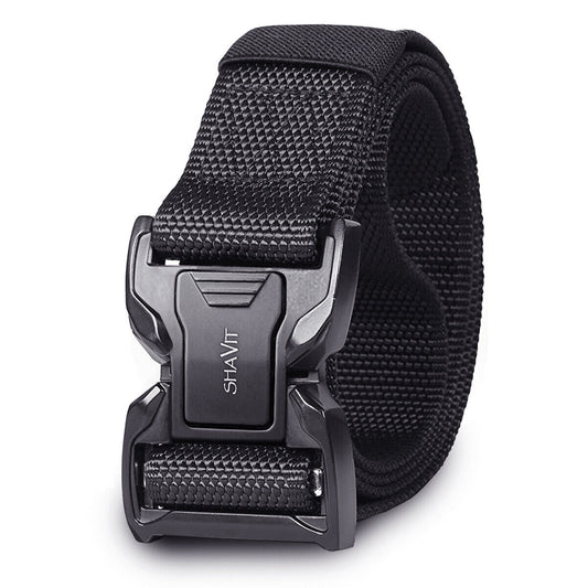 Tactical Military Belt For Men Hiking Rigger Nylon Web Casual Work HOMBRE Belt Men dealsniper-net Black