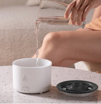 New Two-color Spray Ring Volcano Humidifier House Gym From House