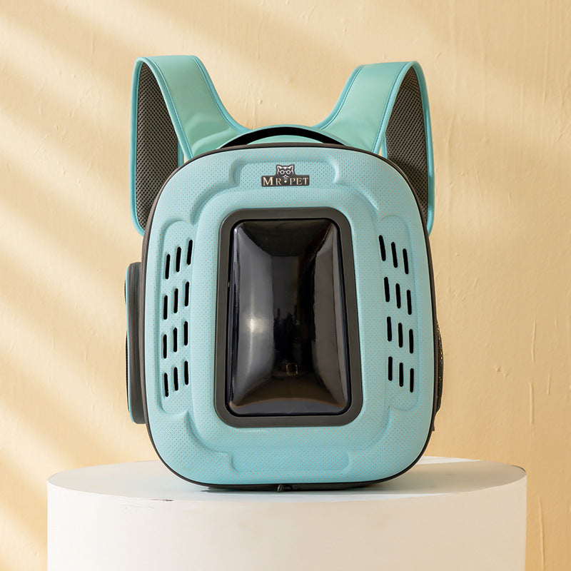 Pets Go Out Portable Breathable Backpack Pets DealSniper.net Blue 41x34x30cm