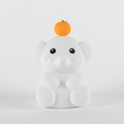 New Elephant Orange Elephant Small Night Lamp Gadgets Gym From House White 0.5W Chinese Version