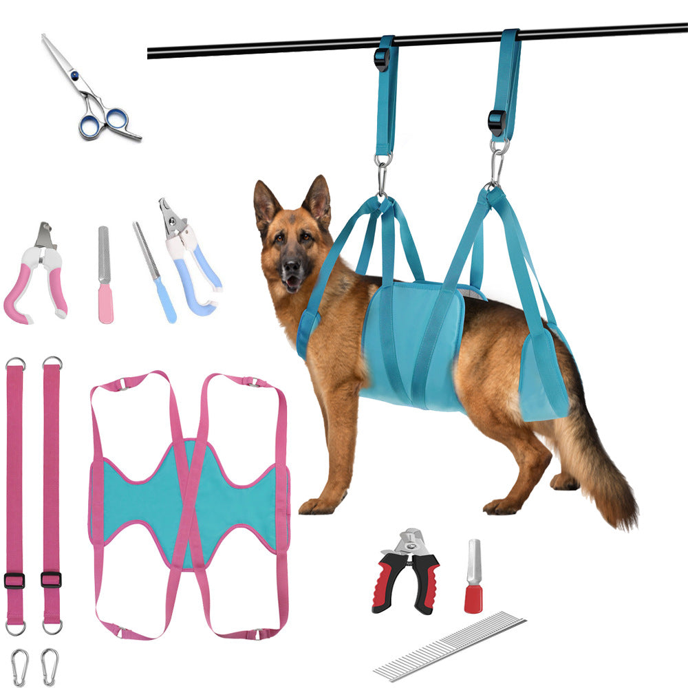 Pet Grooming Hammock For Cats & Dogs Hanging Harness Pet