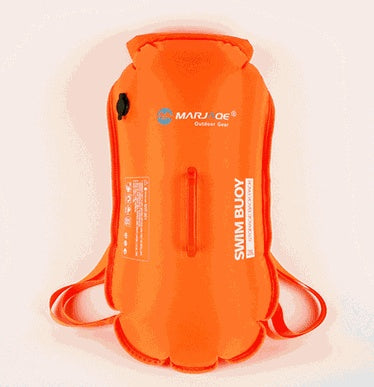 Double Airbag Swimming Buoy Floating Mark Detachable Backpack Sports Gym From House Orange 28