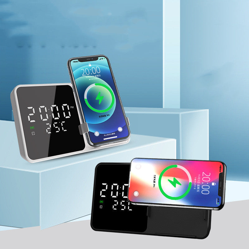 Digital Clock Wireless Charger Multifunctional