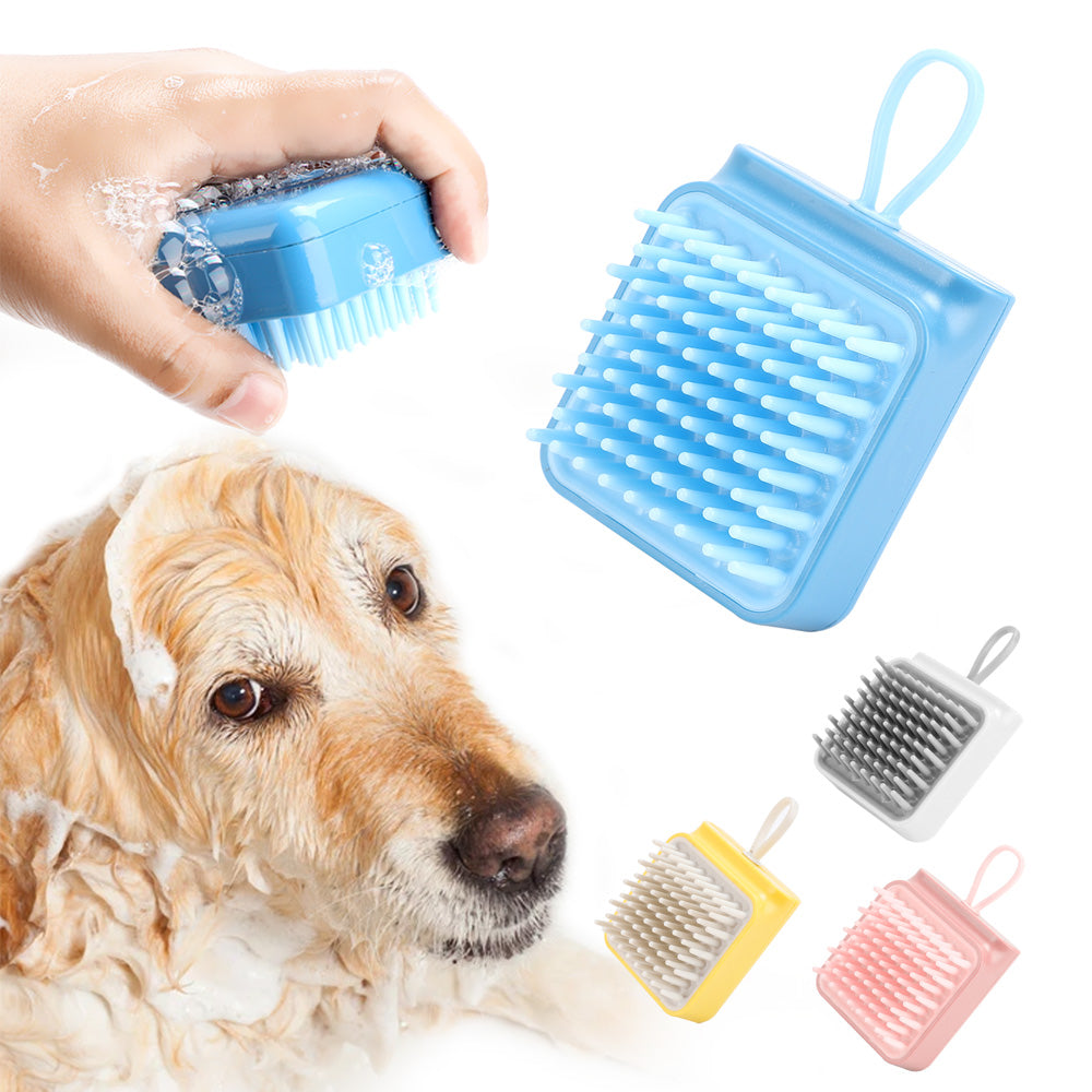 Pet Dog Cat Bath Brush Comb Multifunctional Brush Hair Fur Grooming Deals DealSniper.net