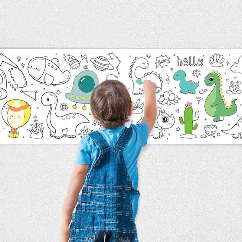 Children Paste DIY Graffiti Scroll Repeatedly Painting Toys Hobby dealsniper-net