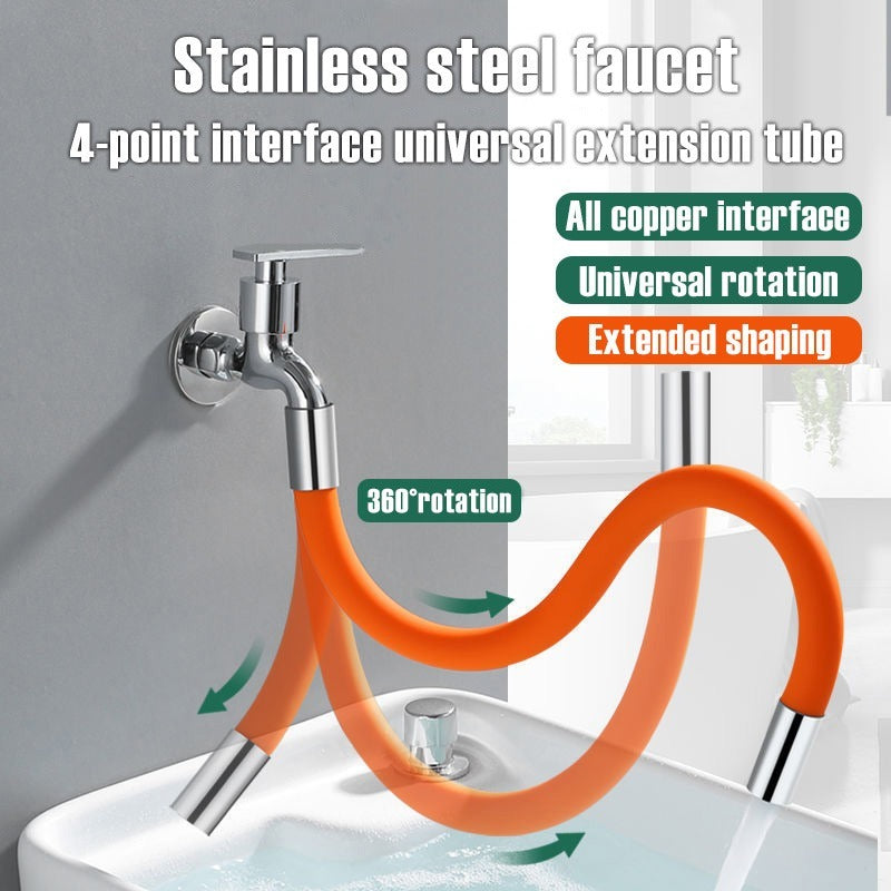 Faucet Extension Extender Bathroom 360 Rotation