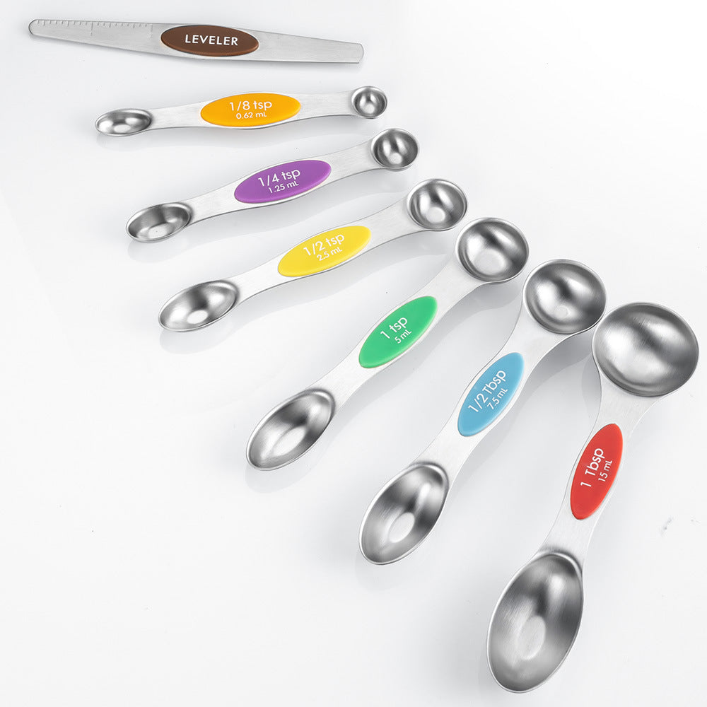 Kitchen Stainless Steel Double Head Measuring Spoon