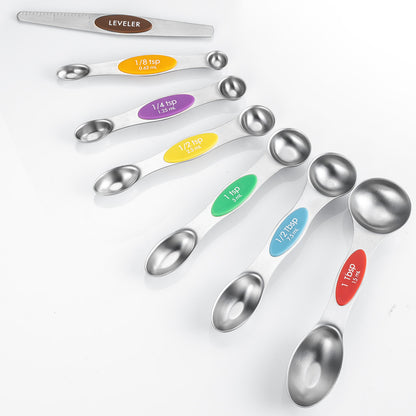 Kitchen Stainless Steel Double Head Measuring Spoon