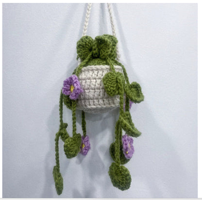 Car Plant Decoration Decoration Knitting Wool