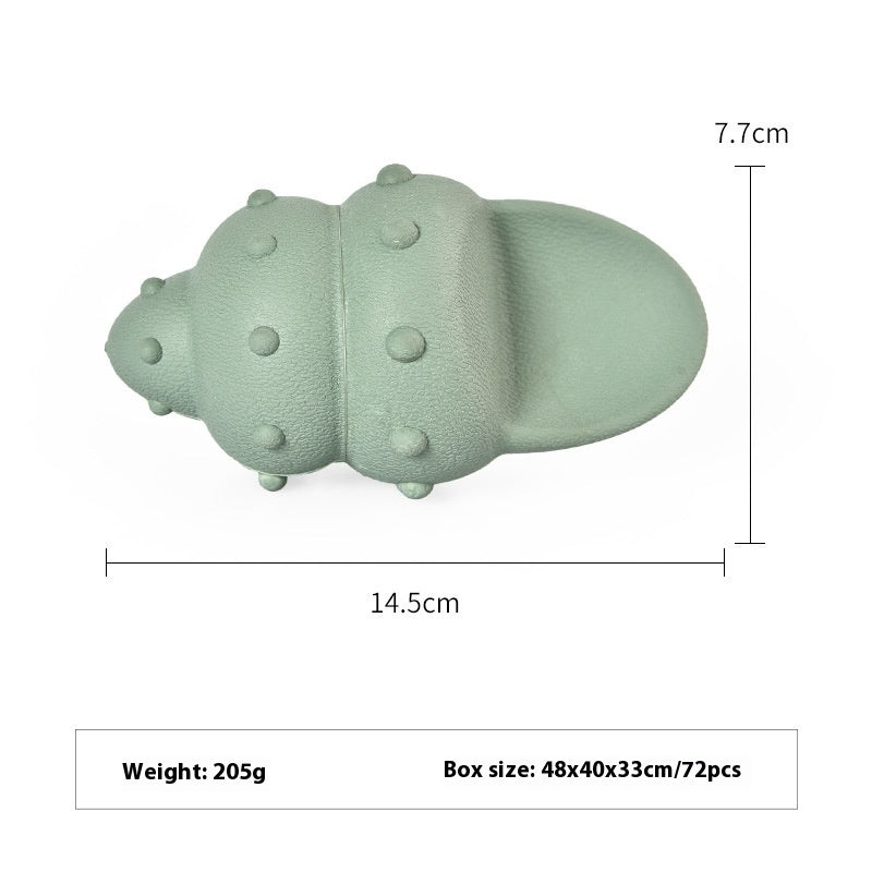 Dog Food Leakage Deep Sea Shark Rubber Dog Toys Pets dealsniper-net Conch Green