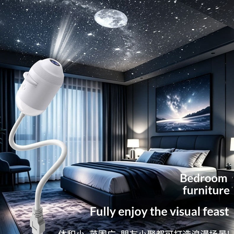 Starry Night Light Projector - Bedroom Ambiance Galaxy Star Home Decor DealSniper.net