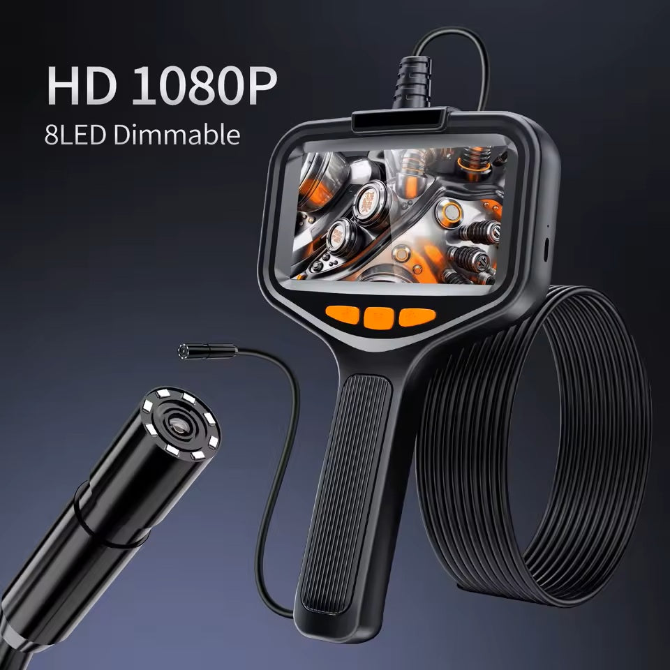 Borescope With Light Industrial Endoscope Inspection Camera Electronics Gym From House