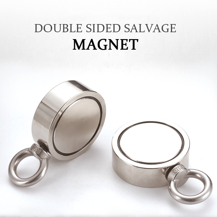 Double Side Fishing Magnet High Intensity Magnetic Fishing Magnet