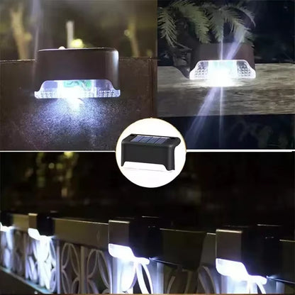 4 Solar LED Bright Deck Lights Outdoor Garden Patio Outdoor Gym From House Cold 12 PCS
