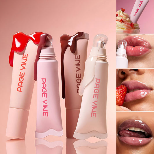 4-color Brightening Lip Balm Moisturizing Exfoliating Lip Gloss Beauty Gym From House