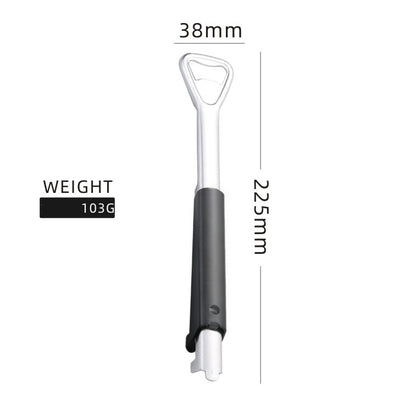2-in-1 Adjustable Stainless Steel Can Opener Beer Starter Kitchen Tools Kitchen Gym From House Black Bag
