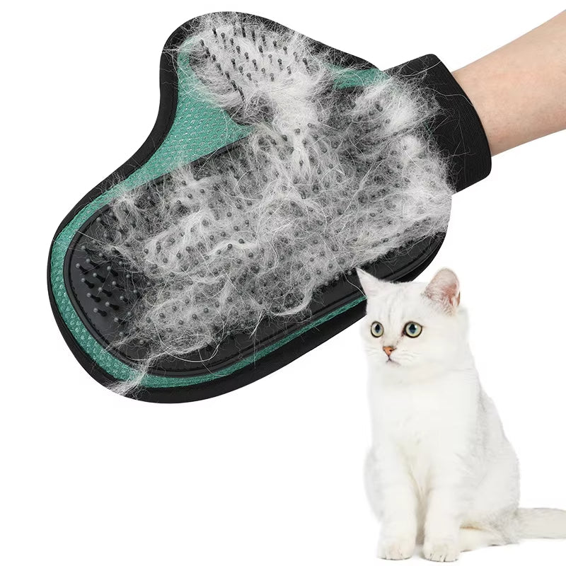Cat Hair Removal Glove Pet Supplies Bath Massage Jerking Gloves Pets Gym From House