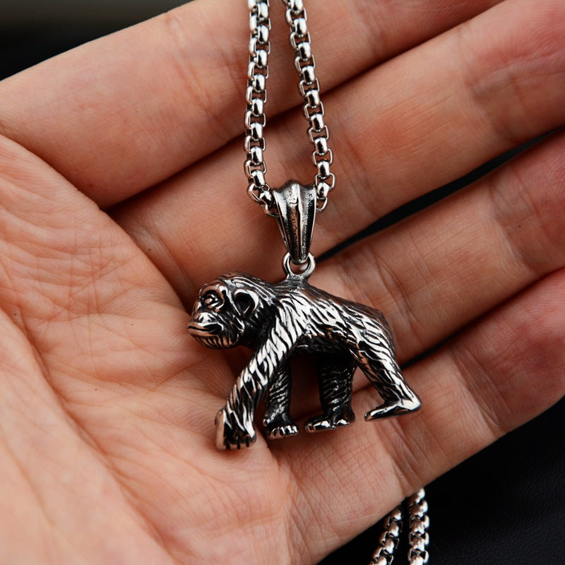 Pendant Titanium Steel Necklace For Men And Women Jewelry dealsniper-net 60cm