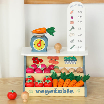 Vegetables Store Preschool Pretend Playset Toys Baby