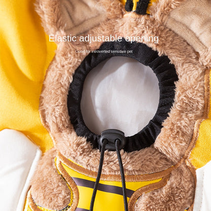 Little Bee Design Cat Dog Carrier Bags Portable Breathable Bag Pets Gym From House