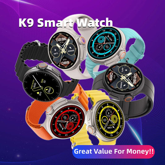 New K9 Smart Watch 1.39 Round Screen Encoder Jewelry Gym From House