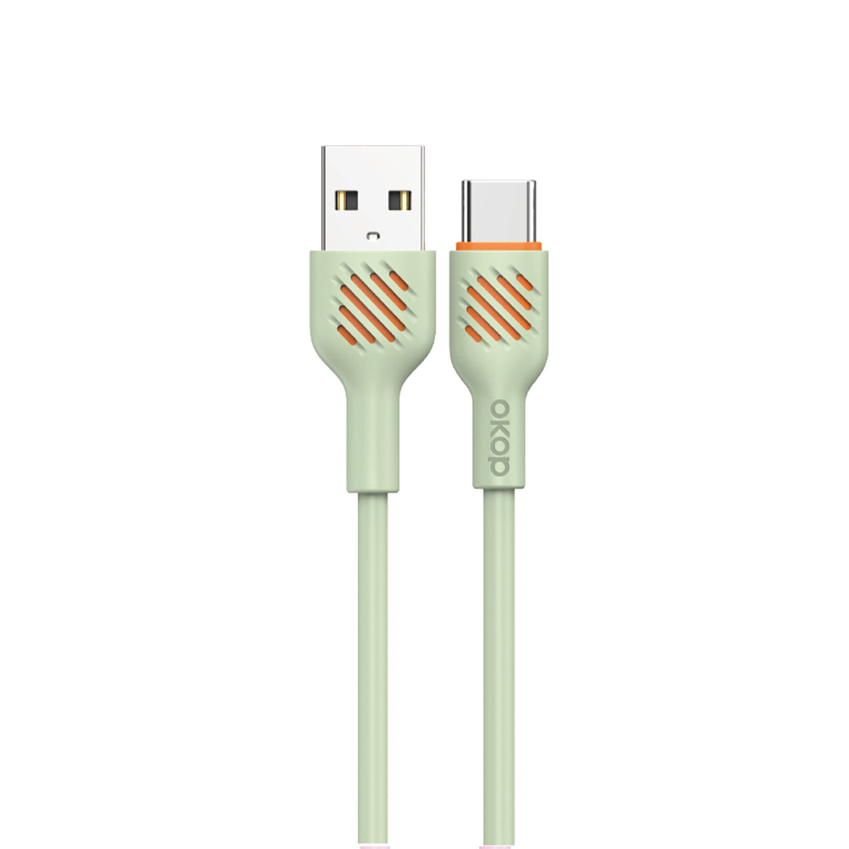 KP-317 Fast-Charging Data Cable 65W Thickened Charging Cable Electronics Gym From House Green USB to TypeC