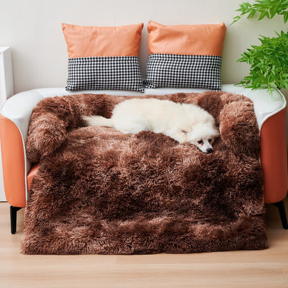 Dog Couch Bed Mat Fluffy Plush Dog Sofa Bed Pets dealsniper-net