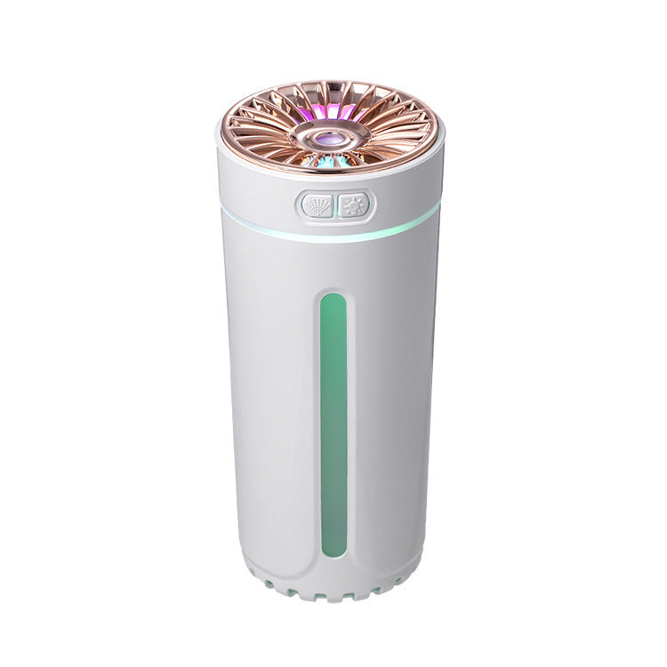 Wireless Air Humidifier Colorful Lights Fogger Diffuser For Car Vehicle DealSniper.net 9301B rechargeable white USB