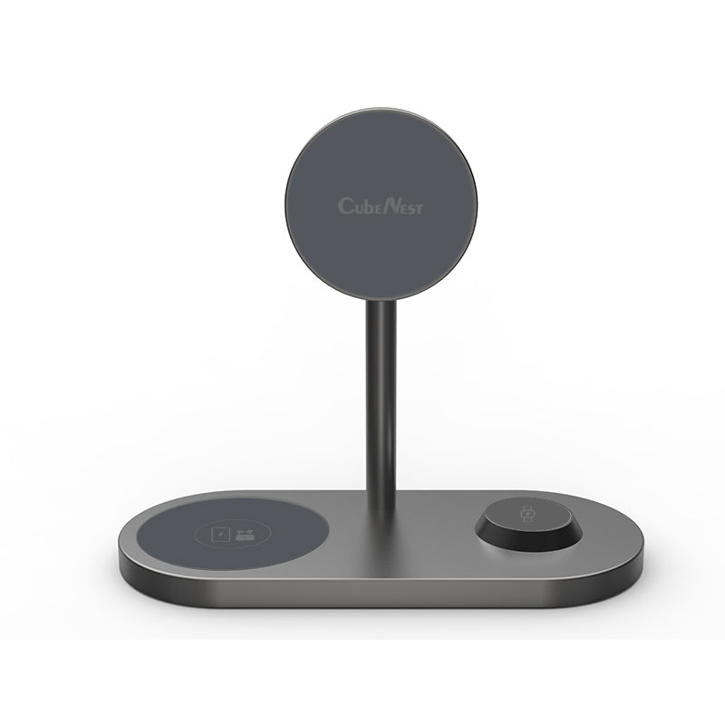 Desktop Stand Three In One Wireless Charger Gadgets Gym From House Three in one X23 gray