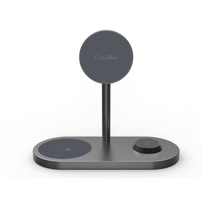 Desktop Stand Three In One Wireless Charger Gadgets Gym From House Three in one X23 gray