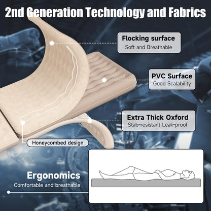 Car Air Mattress Inflatable SUV Truck Air Mattress Back Seat