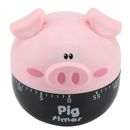 Cute Cartoon Pig Kitchen Timer Mechanical Timers Counters Kitchen dealsniper-net