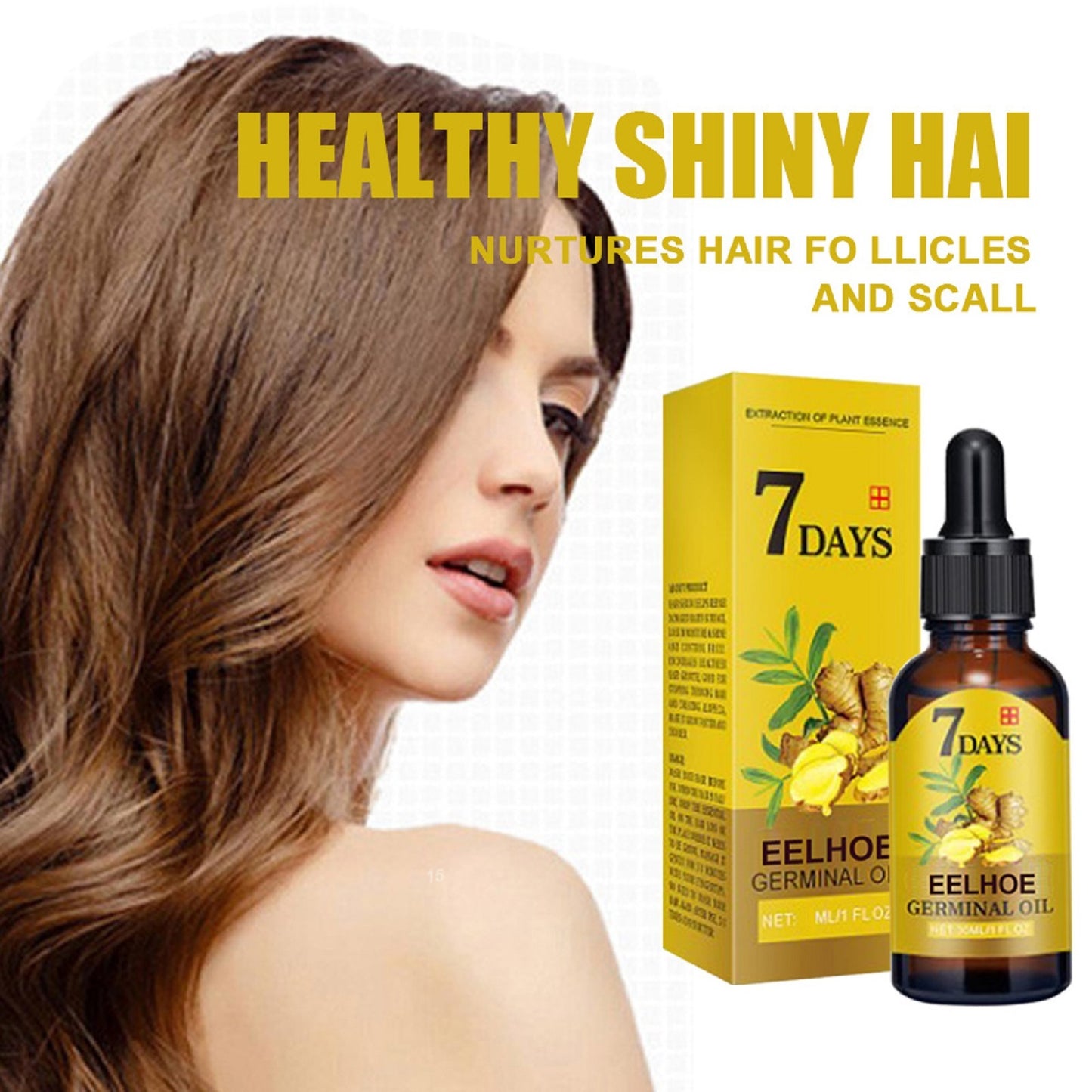 EELHOE Ginger Hair Care Liquid Nourishes And Nourishes Hair