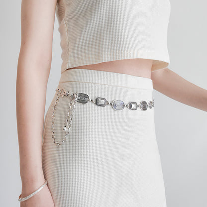 European And American Cross Border Waist Chain Ladies Boho Style Women Gym From House