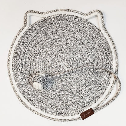 Braided Cotton Rope Cat Claw Mat Self Hi Ball One Piece Pets DealSniper.net Water Ripple Toy Ball