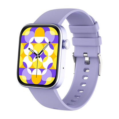 Sports Heart Rate Meter Step IP67 Waterproof Full Screen Smart Watch Jewelry Gym From House Light Purple