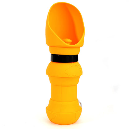 New Portable Silicone Folding Cups Pets dealsniper-net Orange 550ML