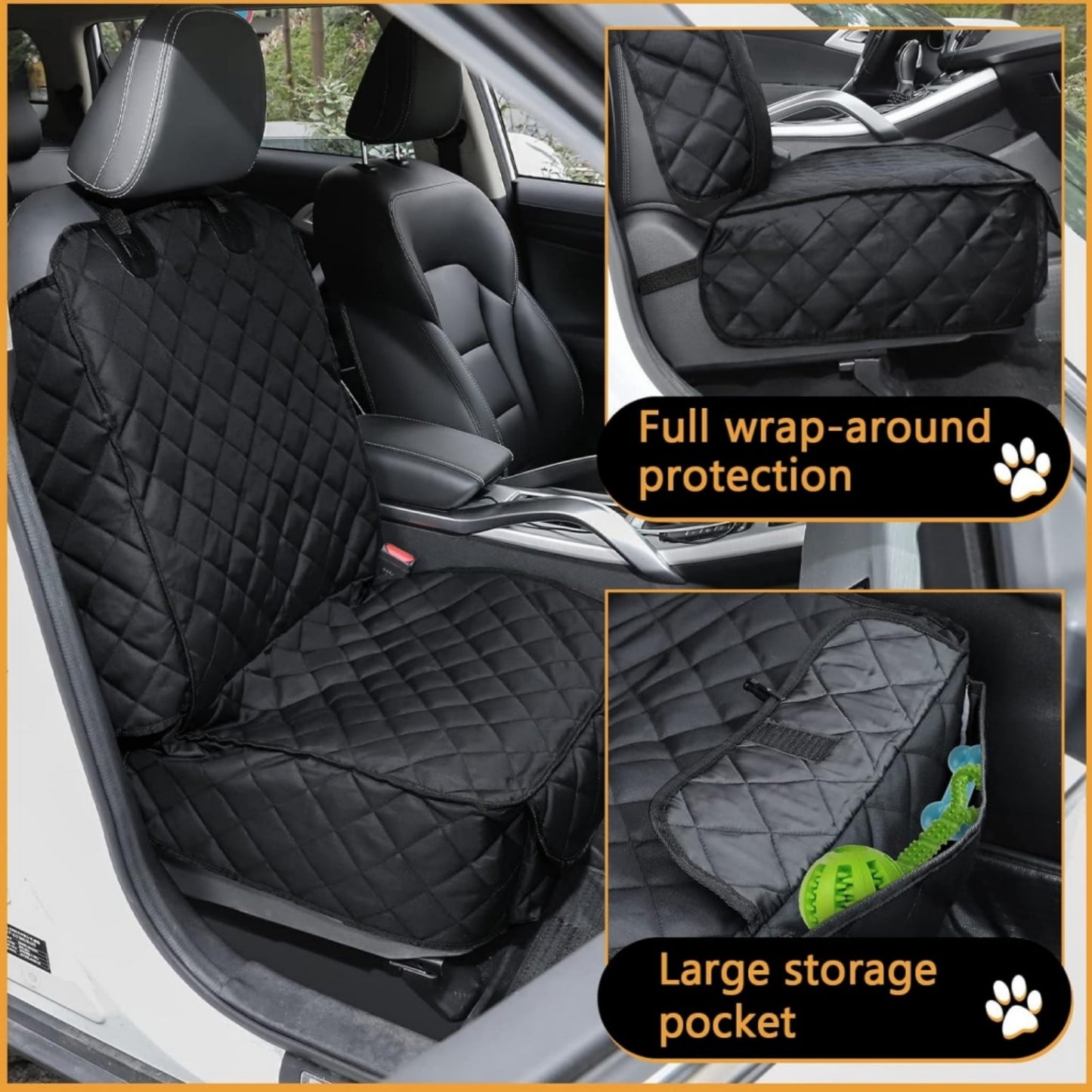 DOg Car Seat Cover Waterproof Pet Front Seat Cover Pets dealsniper-net