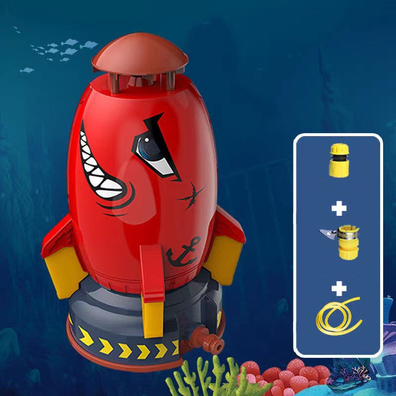 Rocket Launcher Toys Outdoor Rocket Water Pressure Lift Kids DealSniper.net Red plus 5m water pipe 1PCS
