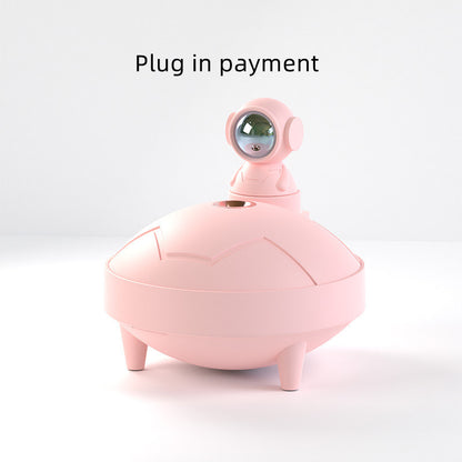 Astronaut Sunset Lamp Humidifier 2 Spraying Mode 360 Degree Home Decor DealSniper.net Pink Plug in payment USB
