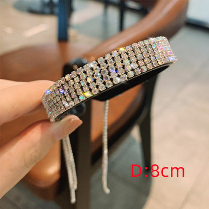 Frosted Candy Colored Rhinestone Hairpin Hair Ornaments Women DealSniper.net Color drill