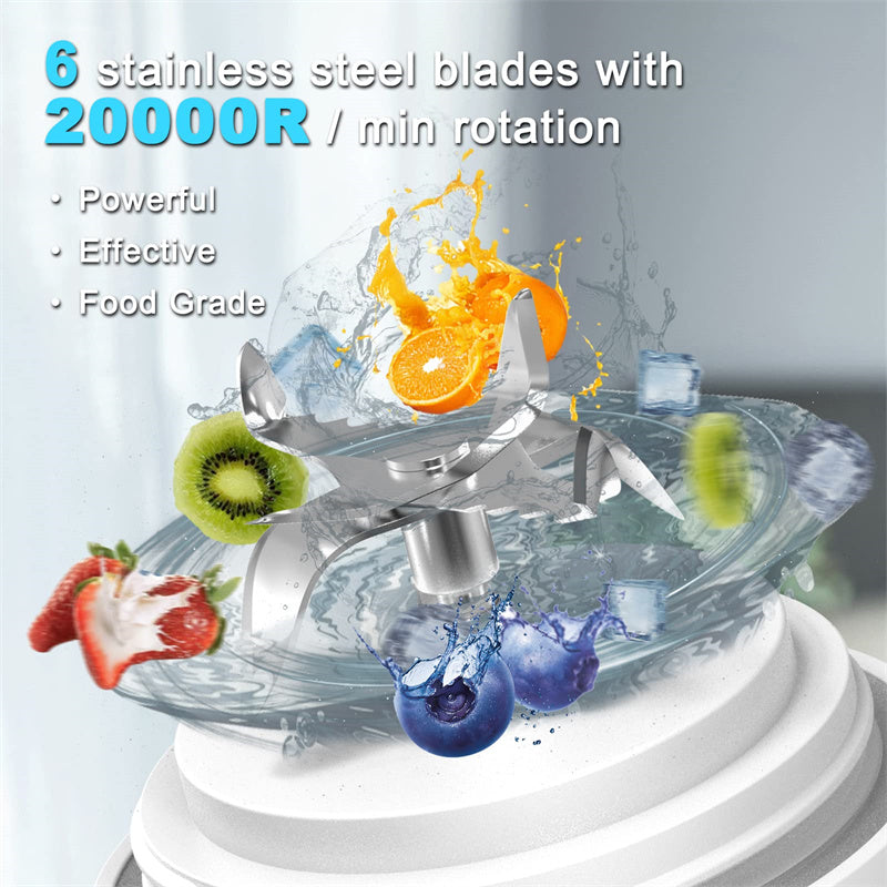 Portable Blender Juicer Personal Size Blender For Shakes Kitchen dealsniper-net