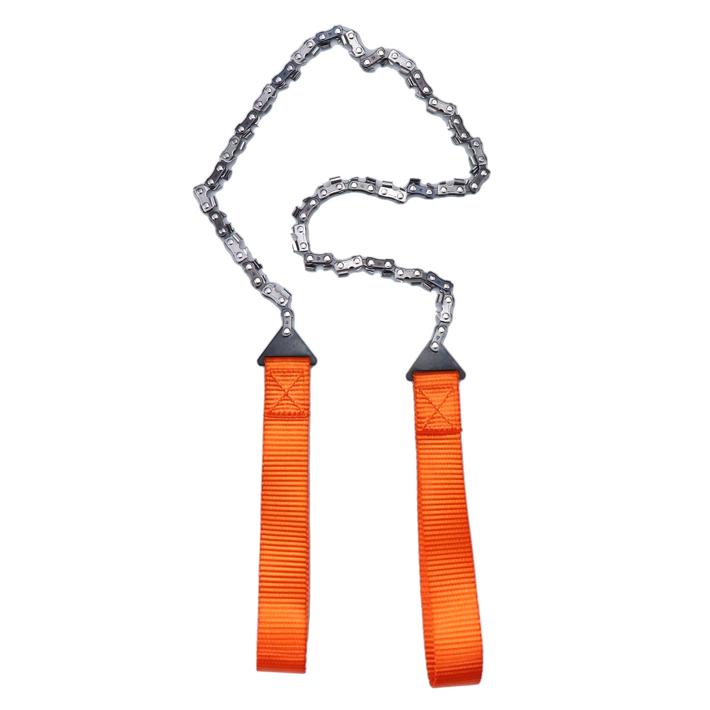 24 inch portable hand chain saw outdoor survival hand saw garden garden hand saw outdoor wire saw Outdoor DealSniper.net 33teeth orange