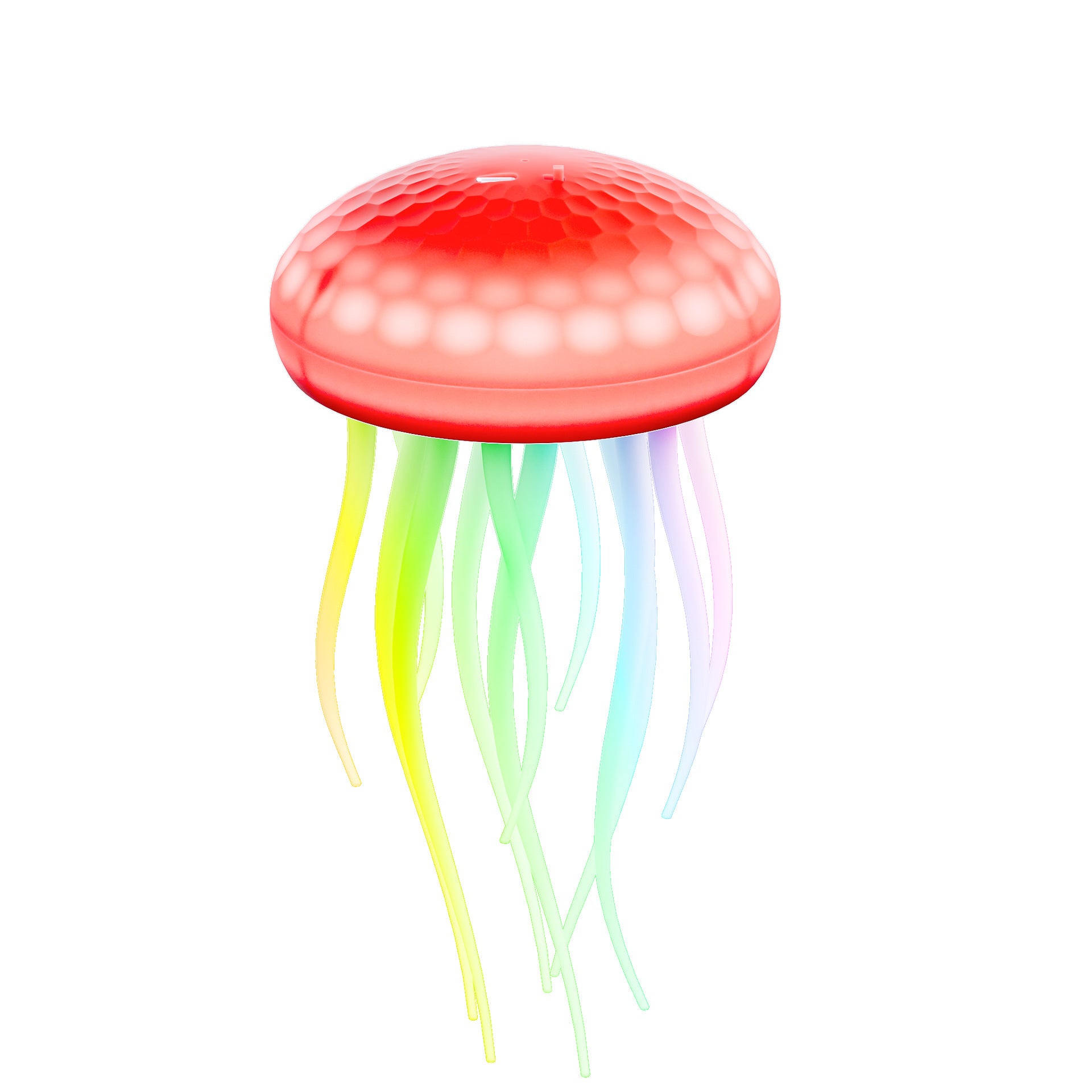 Voice-controlled Swimming Jellyfish Lamp Induction Light Home Decor dealsniper-net Voice Control Not Included Chinese Red