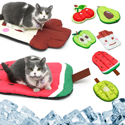 Dog Cooling Mat Pet Beds Cat Rug Ice Silk Pet Self Cooling Pad Pets Gym From House