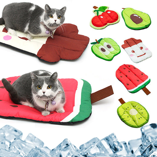 Dog Cooling Mat Pet Beds Cat Rug Ice Silk Pet Self Cooling Pad Pets Gym From House